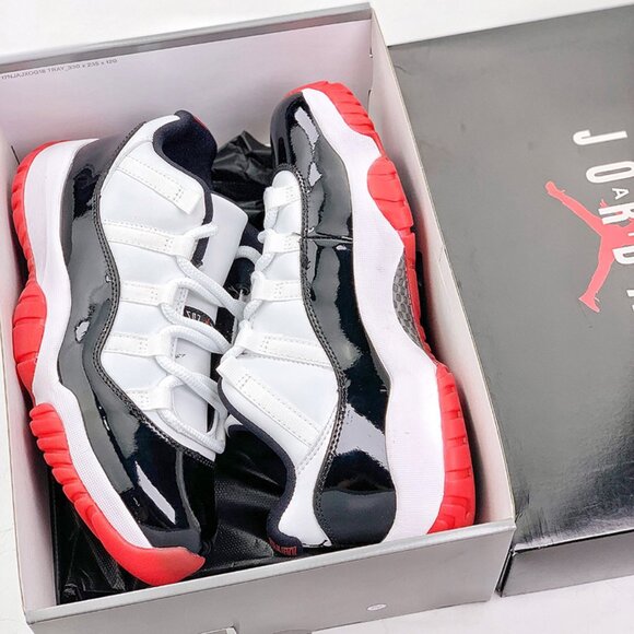 Air 11 Low "White Bred" Sneakers - Picture 9 of 9